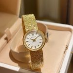 Rolex Vintage 1950 Precision Series Diamond Shining 20mm Gold Strap Watch